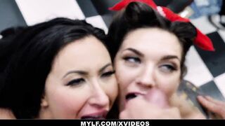 Thirsty Milfs Love Some Cutie Jizz Inside Their Mouths And
