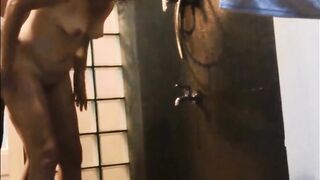 Amateur lovers having sex inside the shower