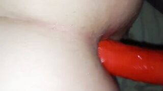 She owns his asshole into Goddess pegging session