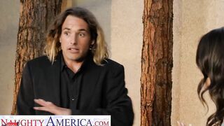 Sexual America - Charly Summer getting legally served as she serves Tyler's
