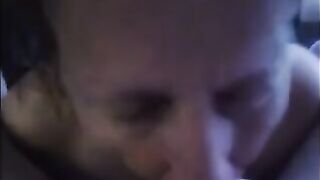 Granny blowjob and facial
