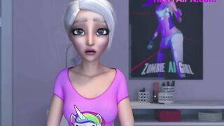 Teen FUTA Stepsister Lose Virginity - 3D SHEMALE SEX