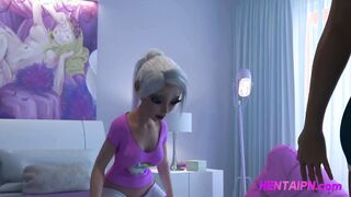 Teen FUTA Stepsister Lose Virginity - 3D SHEMALE SEX