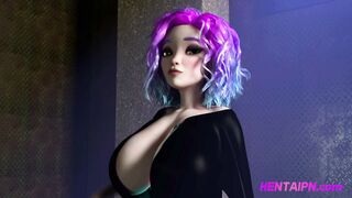 Teen FUTA Stepsister Lose Virginity - 3D SHEMALE SEX