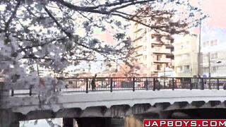 Juicy Japanese twinks butt banging until a cum blast