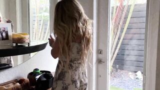 Creampie my big boobs stepmom while dad in the jail