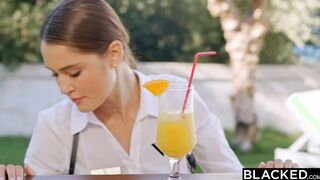 BLACKED Insatiable guest Ginebra seduces hotel bartender