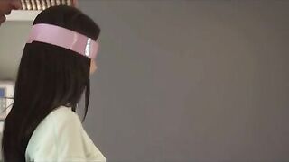Slim Latina Apolonia Lapiedra is instantly seduced as Pablo Ferrari covers her eyes in a blindfold and promises her the