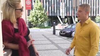 busty mature mom gets cuni and sex from boy