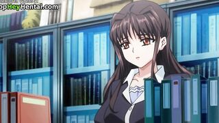 Amazing busty lady has sex with horny student