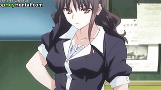 Amazing busty lady has sex with horny student