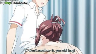 Amazing busty lady has sex with horny student