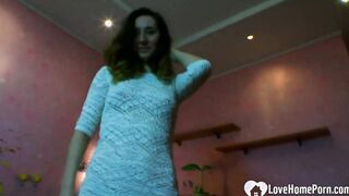 Lover's first fucking on camera was exceptional