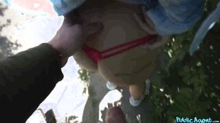 Cute Colombian Outdoor Sex