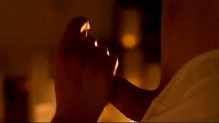 The film is set for seduction. Luna Ruiz lets Lobo blindfold her and then sits patiently into her bra and