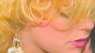 Blonde chick services a hairy dick and waits for cumshot