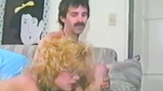 Blonde chick services a hairy dick and waits for cumshot