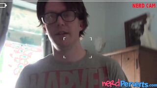 Inked English slut sucks fake producers cock with power