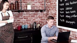 Barista Eliza Ibarra has been crushing on one of her regulars, Oliver Flynn, for a while now. She has decided