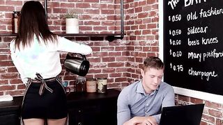 Barista Eliza Ibarra has been crushing on one of her regulars, Oliver Flynn, for a while now. She has decided