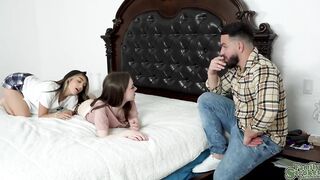 Violet and Venus got fucked from a truth or dare game