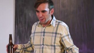 hot deepthroating threesome