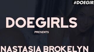 DOEGIRLS - Anastasia Brokelyn Hottie Bathtub Sex Sex Toy Masturbation