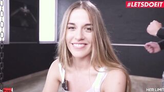 HERLIMIT - Petite Czech Skank Eveline Dellai Hard Fast Anal Boned