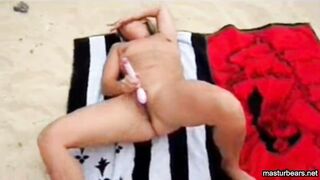 public beach masturbation Danish Milf Luna