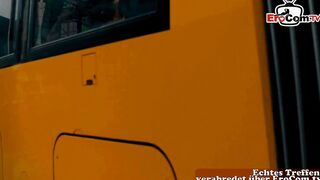 German blonde tattoo fitness skank picked up on street