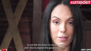 HERLIMIT - Slutty Latina Katrina Moreno Insane Squirt And Sloppy Face Fucking Into Three-Way