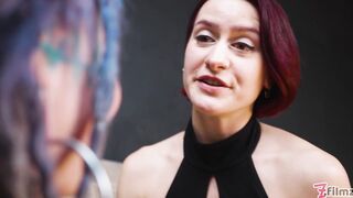Dominatrix Miss Flora controls tattooed Anuskatzz