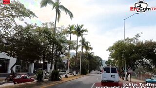 Sweet erotic Hispanic Hooker plowed into the Vehicle