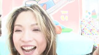 asian threesome: mia rider, lucky starr, mike adriano