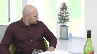 tiny angel gets fucked on christmas