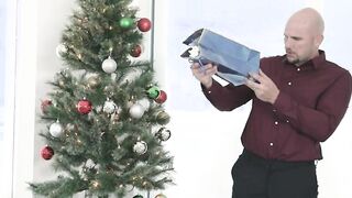tiny angel gets fucked on christmas