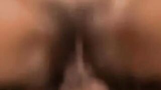 Busty amateur lady rides a cock and receives creampie