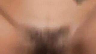 Busty amateur lady rides a cock and receives creampie
