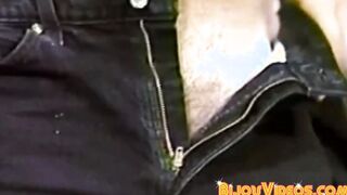Vintage bareback sex with two very horny studs