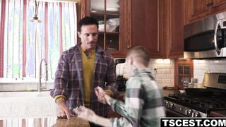 Stepdad enjoys fucking his FTM stepson