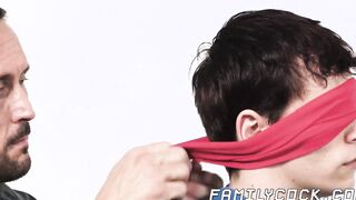 Deviant daddy brought his hunk friend to fuck his son