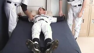 Davis gets humiliated by tickling his body and feet