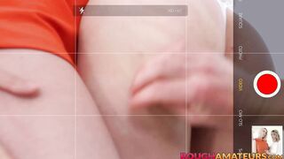 Blonde Euro babes 3way pussy pounding and big cock sucking