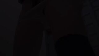 Sexy Japanese chicks peeing one by one in a public bathroom