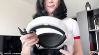 Stepsister Was So Horny In The VR That She Was Fucked In Reality - sexonly.top/prprrc