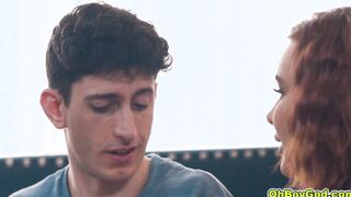 Natasha takes Nick's training to an intimate sex