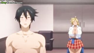 Hot busty babes fuck their friend