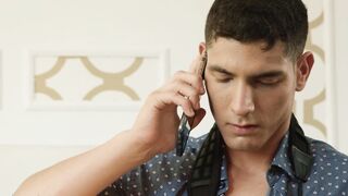 Bastian Karim got facial from photographer Joel Hart