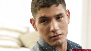 Bastian Karim got facial from photographer Joel Hart