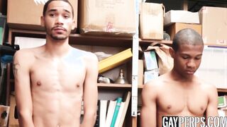 Black twink get pounded hard by BWC and BBC security